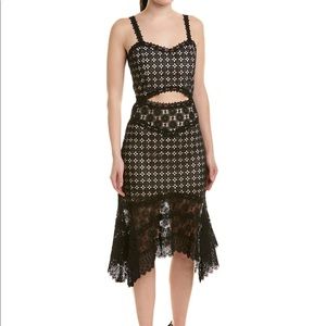 Alice + Olivia Tamika cutout dress NWT